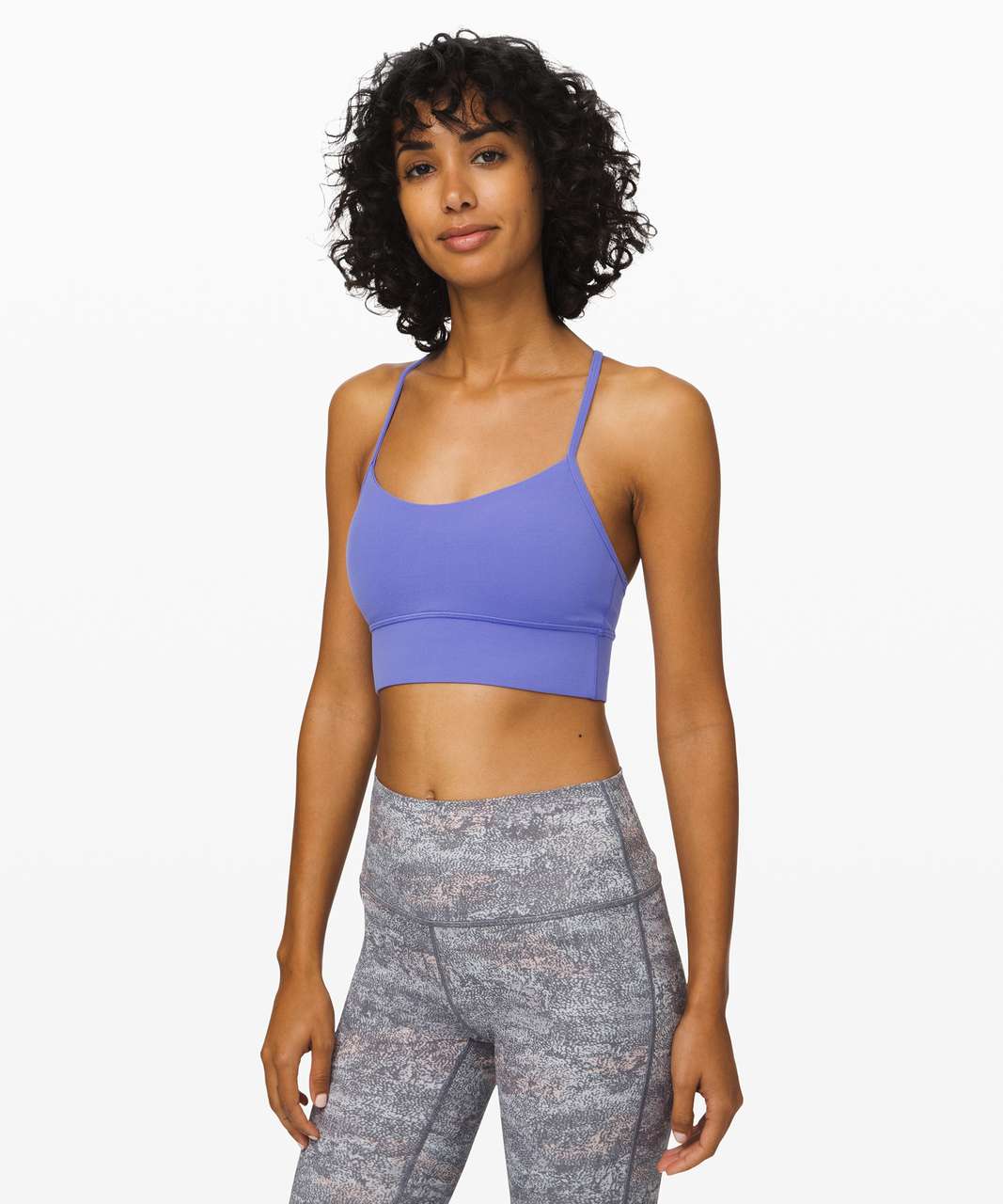 Lululemon Flow Y Bra Long Line Nulu *Light Support, B/C Cup - Brown Earth -  lulu fanatics