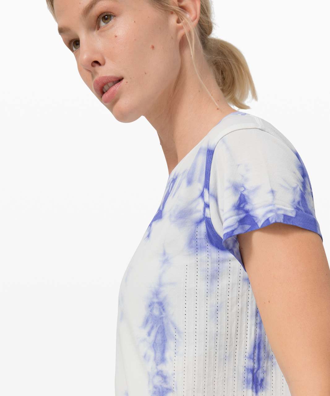 Lululemon Train to Be Short Sleeve *Shibori - Lavender Dusk / Lavender Dusk