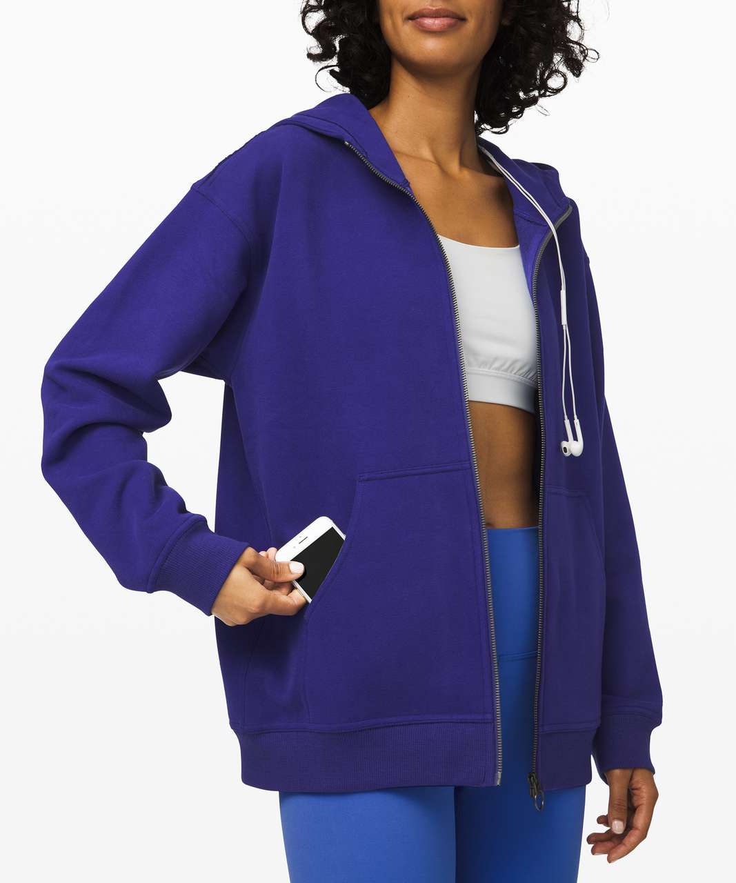 Lululemon Women's ALL YOURS HOODIE Pullover LARKSPUR BLUE size SMALL S