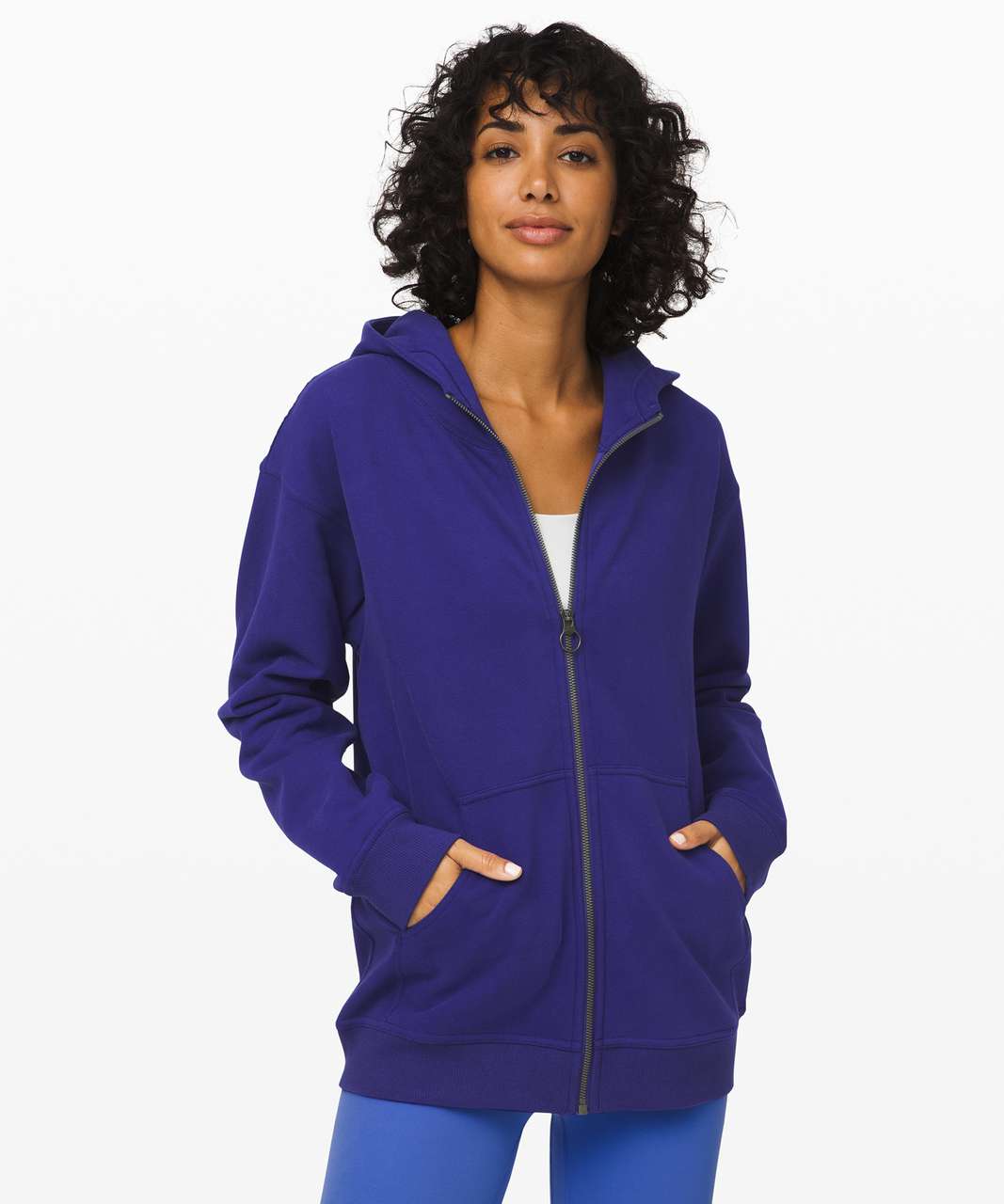 Lululemon Scuba full zip hoodie Heathered Larkspur 6 - Athletic apparel