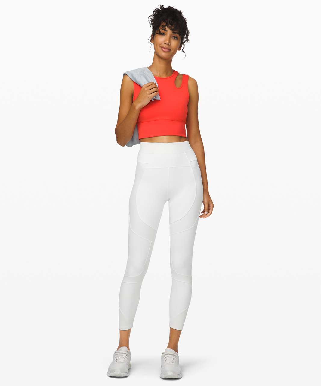 Lululemon Mastered Motion Cropped Tank - Thermal Red