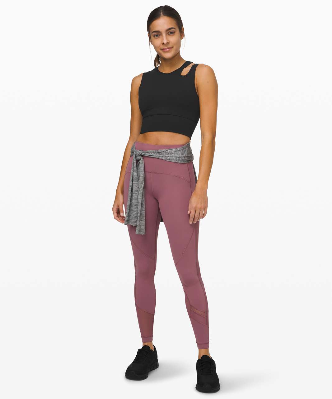 Lululemon Mastered Motion Cropped Tank - Black