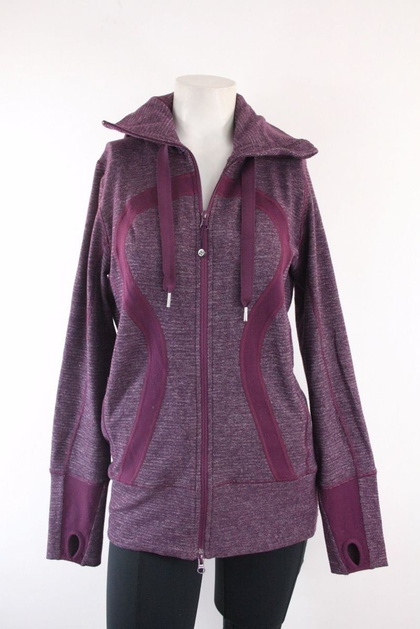 Lululemon Stride Jacket - Mini Check Pique Plum