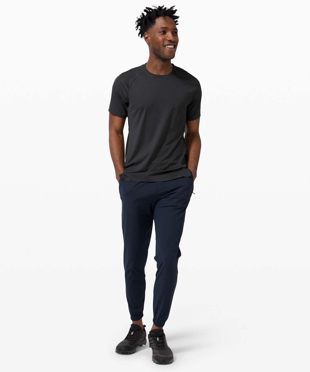 Lululemon Muscle Motion Short Sleeve - Obsidian / Black