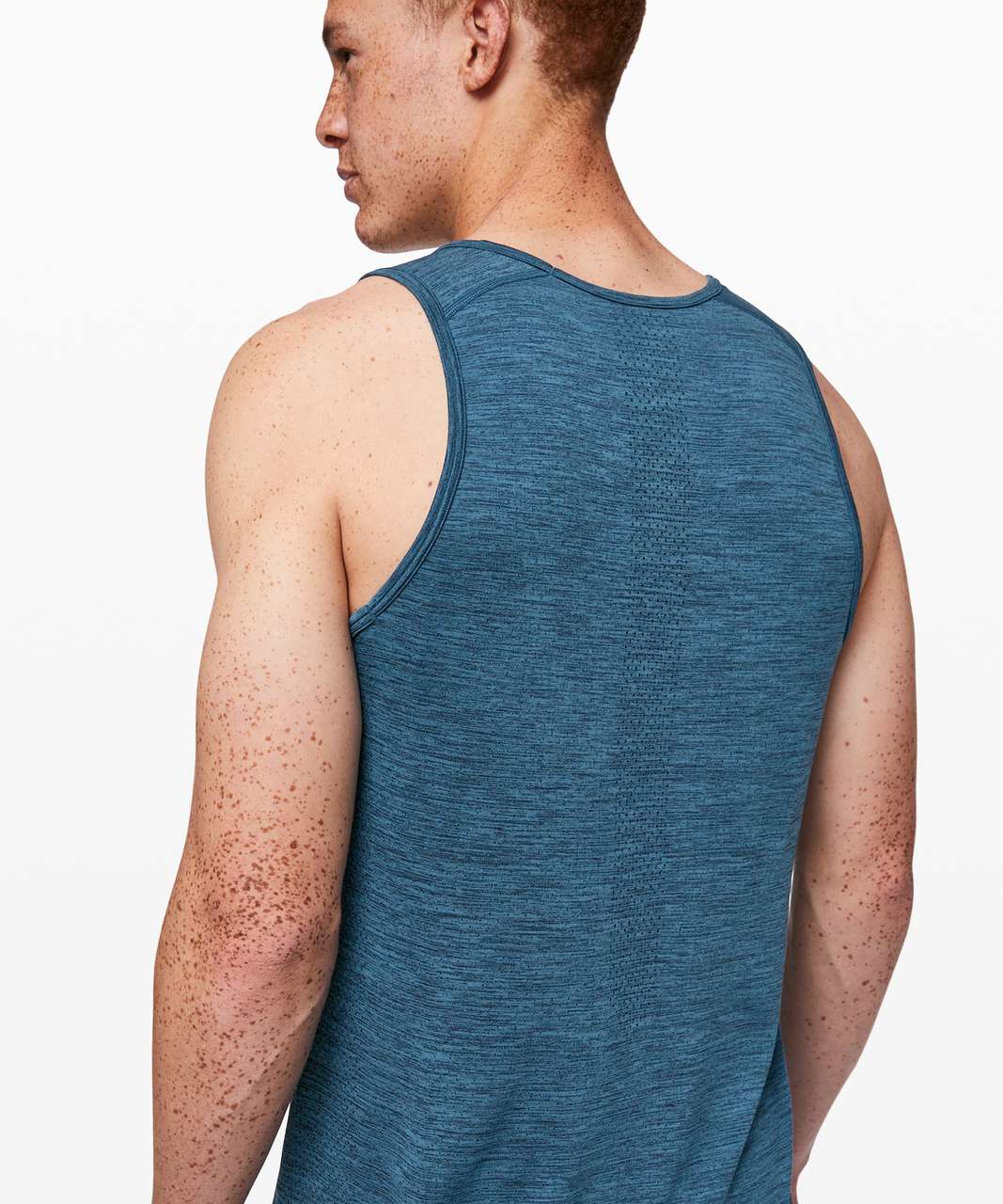 Lululemon Metal Vent Breathe Tank - Nautical Navy / Illuminight