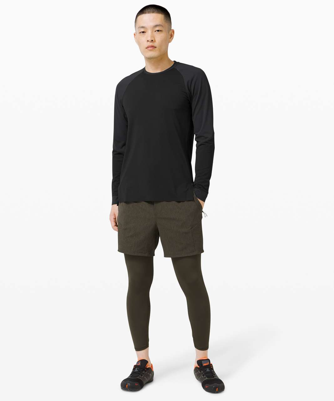 Lululemon Muscle Motion Long Sleeve - Obsidian / Black