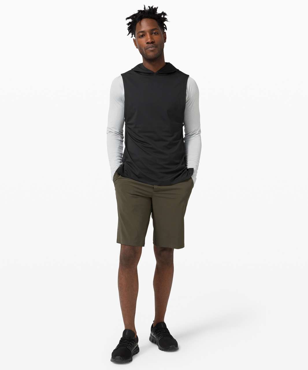 Lululemon Muscle Motion Sleeveless Hoodie - Black