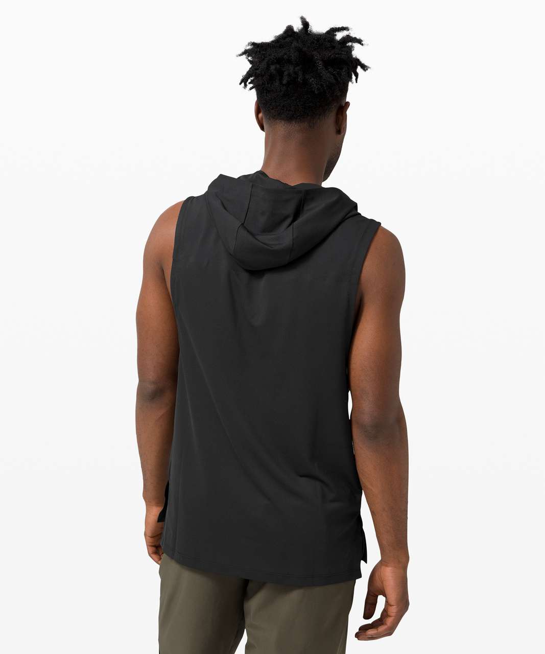 Limitless Compression Sleeveless Hoodie (Black)