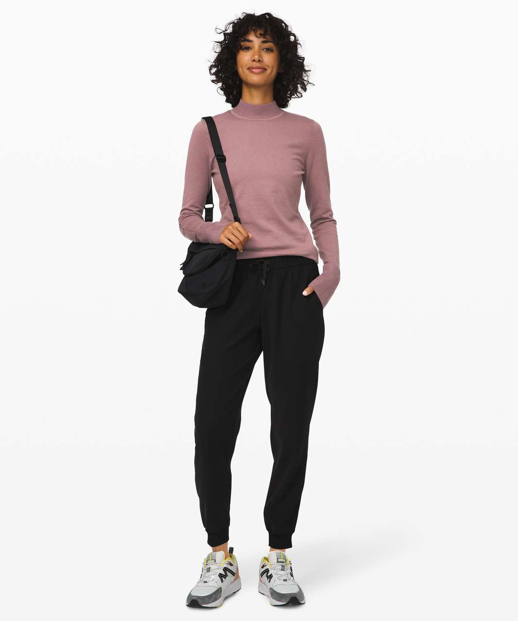 Lululemon Stand Steady Mock Neck Sweater - Misty Mocha