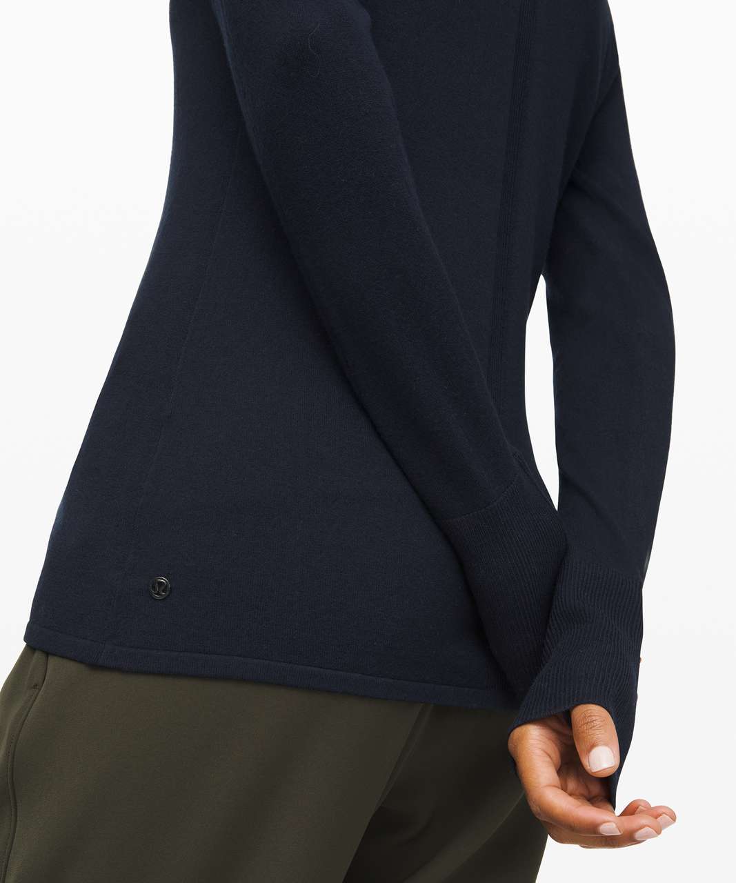 Lululemon Stand Steady V-Neck Sweater - True Navy