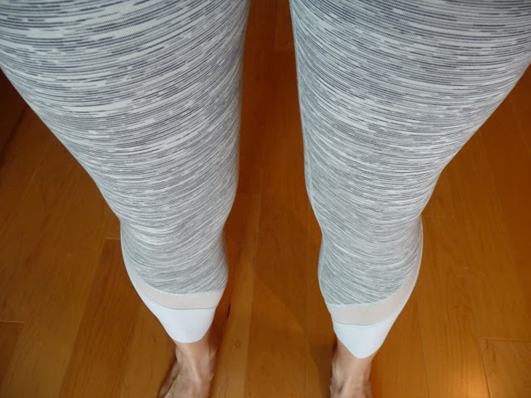 Lululemon Wunder Under Crop II (Roll Down Mesh) - Wee Are From Space Silver Spoon / Silver Spoon