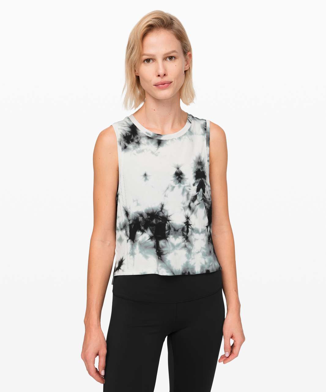 Lululemon Train to Be Tank *Shibori - Deep Coal / Deep Coal