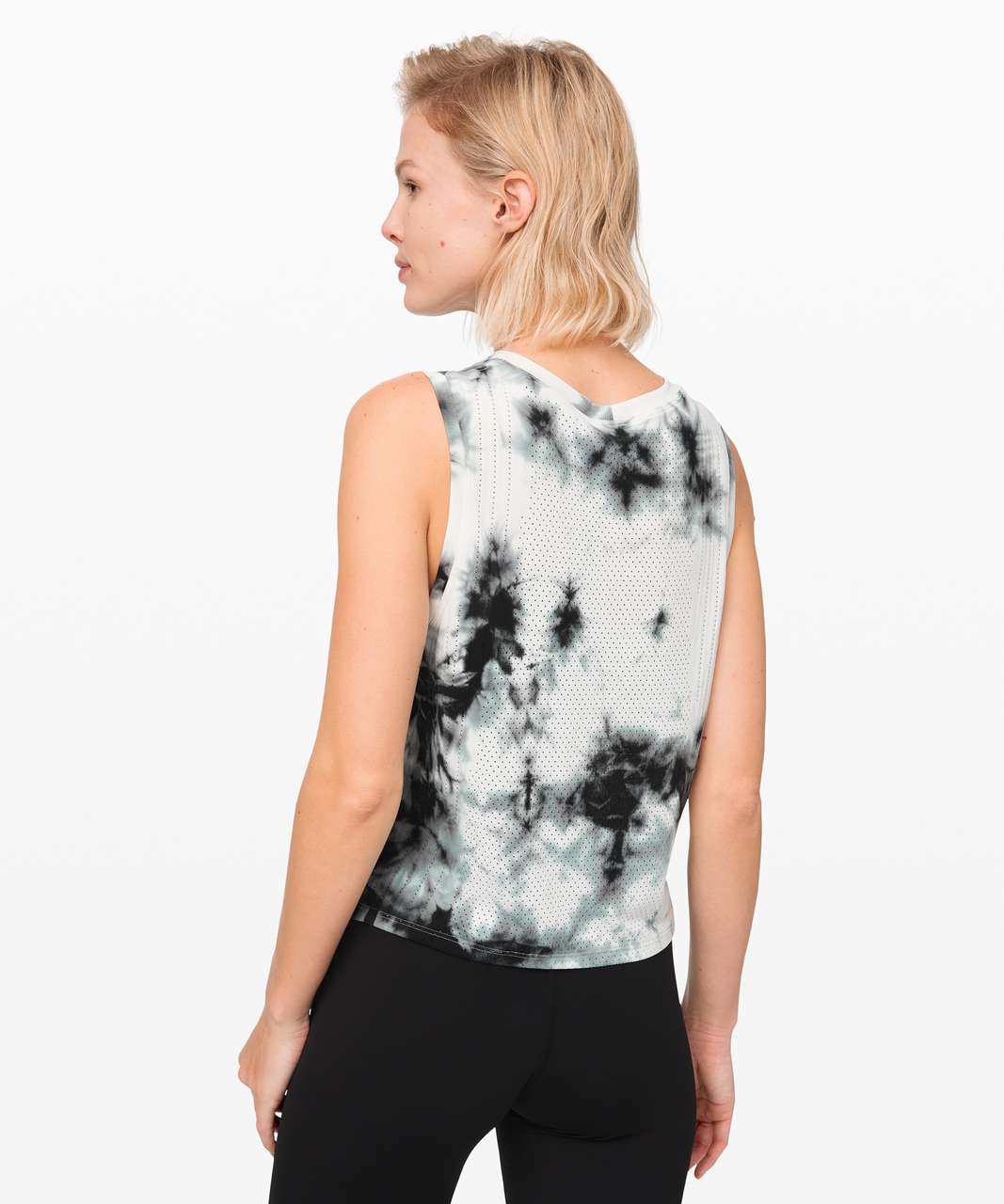 Lululemon Train to Be Tank *Shibori - Deep Coal / Deep Coal