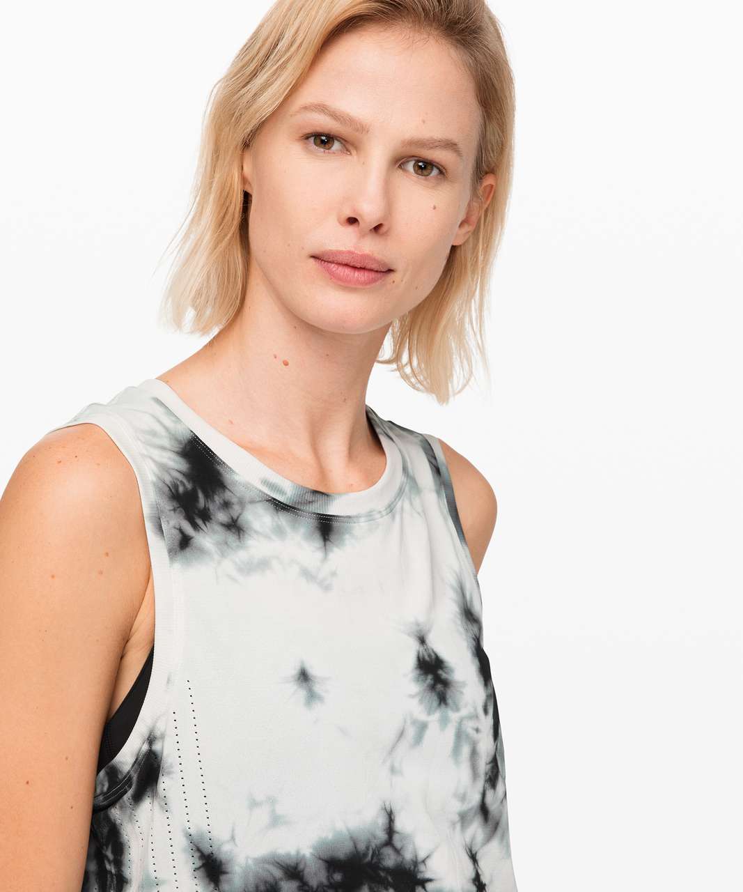 Lululemon Train to Be Tank *Shibori - Deep Coal / Deep Coal