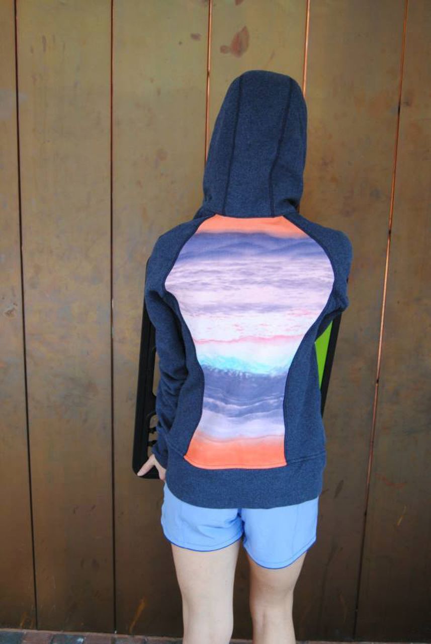 Lululemon Scuba Hoodie II - Heathered Cadet Blue / Cadet Blue / Beachscape Multi