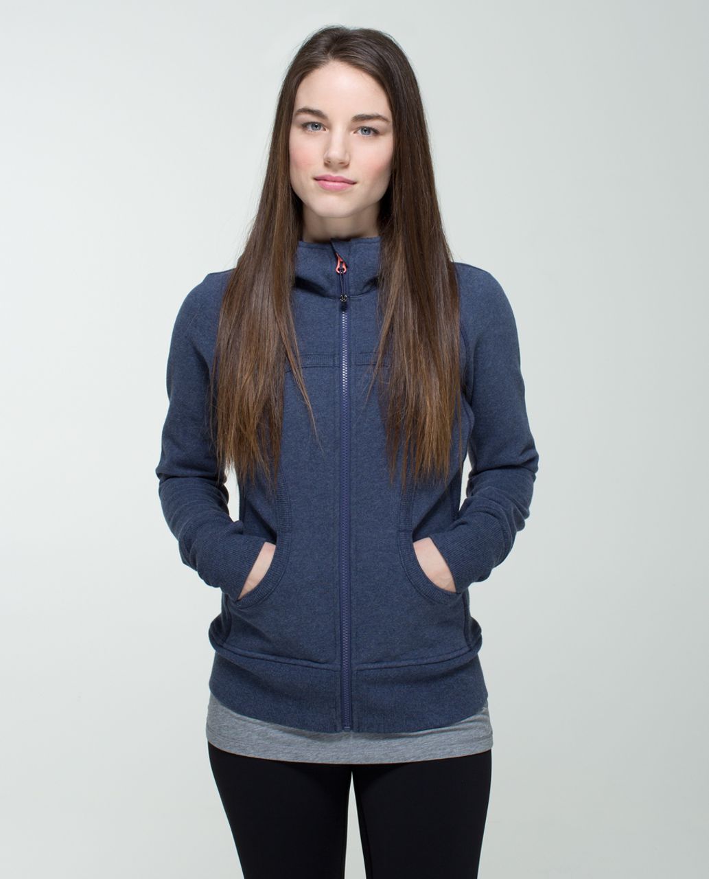 Lululemon Scuba Hoodie II - Heathered Cadet Blue / Cadet Blue / Beachscape Multi