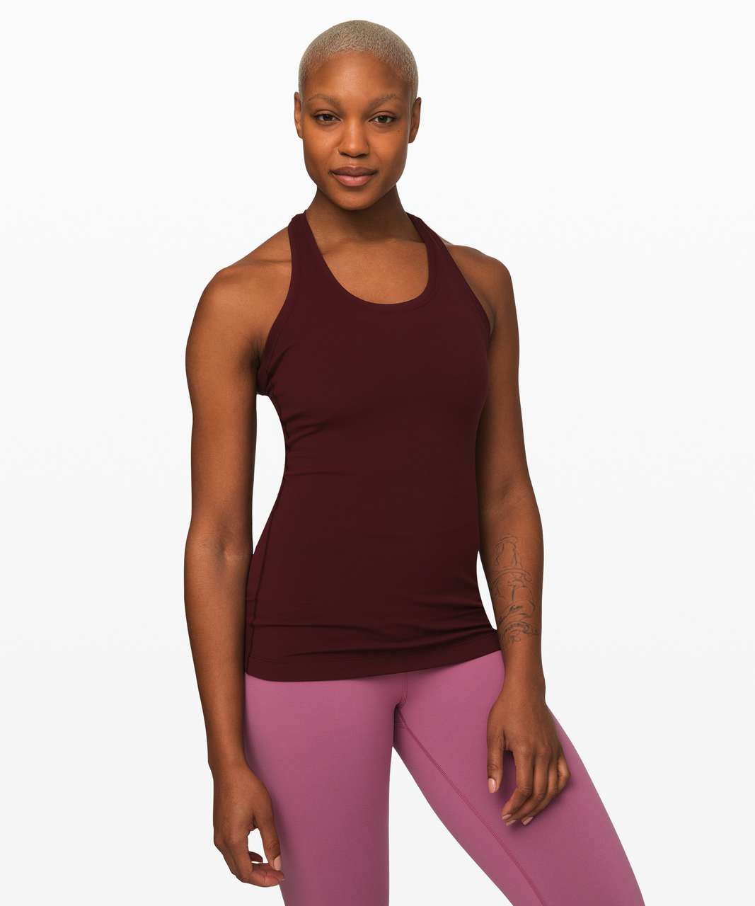 Lululemon Cool Racerback (Second Release) - Heathered Deep Coal - lulu  fanatics