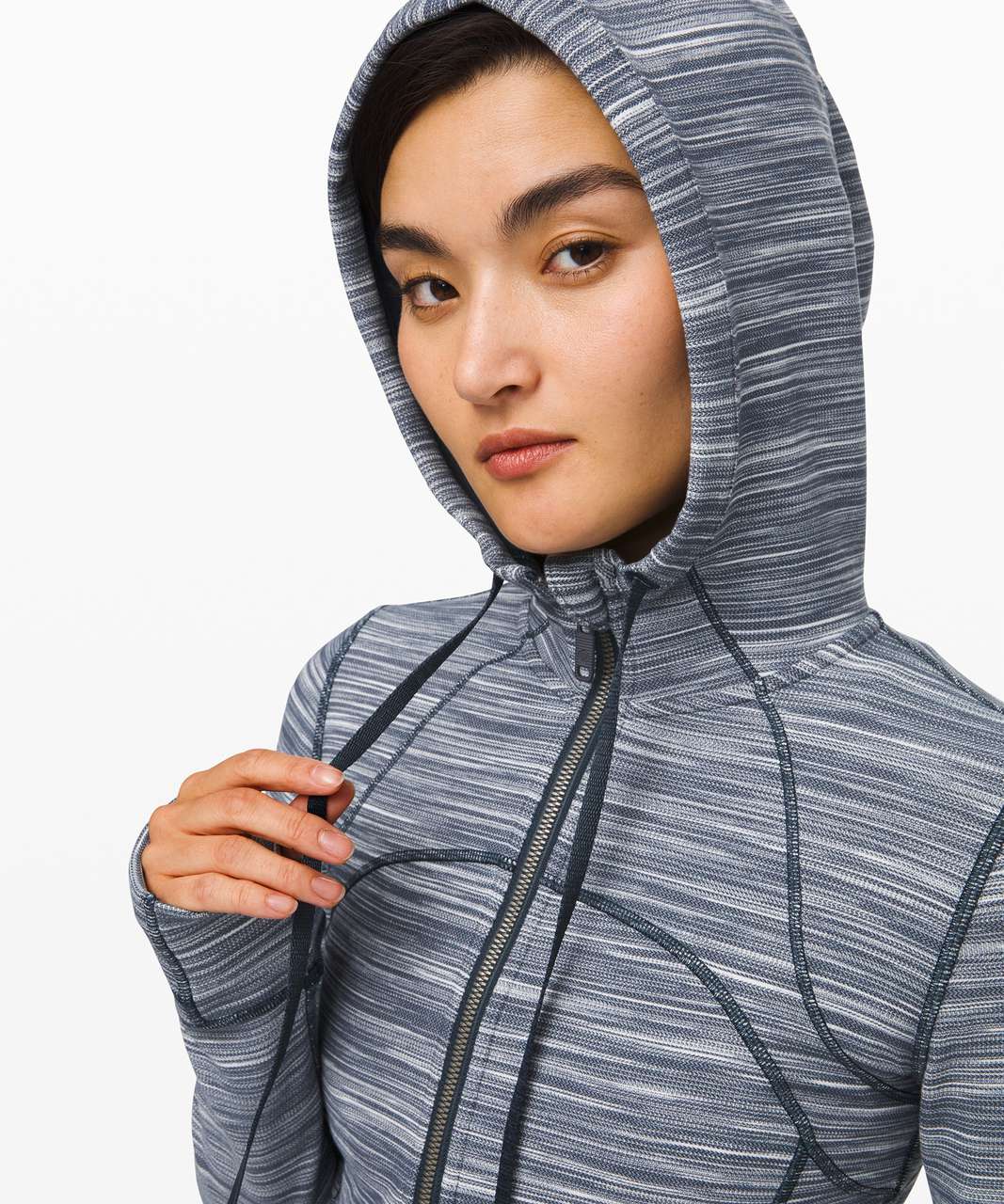 Lululemon Hooded Define Jacket *Nulu - Mini Space Dye Herringbone ...