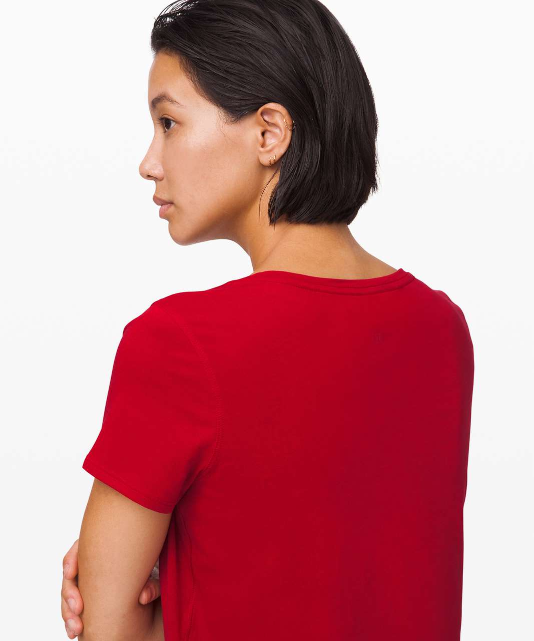 Lululemon Love Tee V - Dark Red