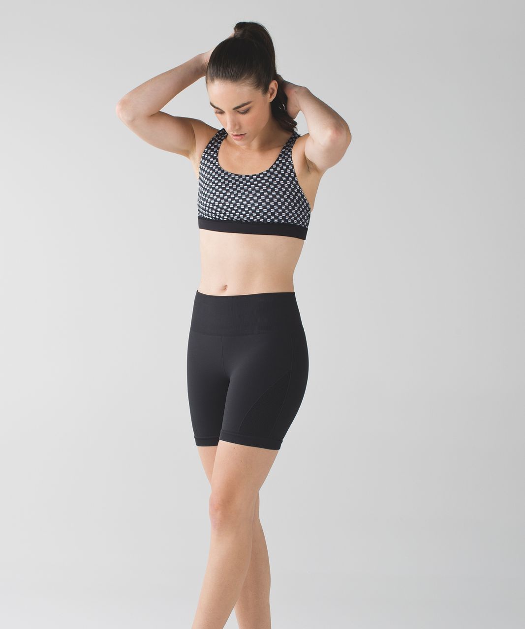 Lululemon Energy Bra (Exhale) - Deep Dive White Black / Black