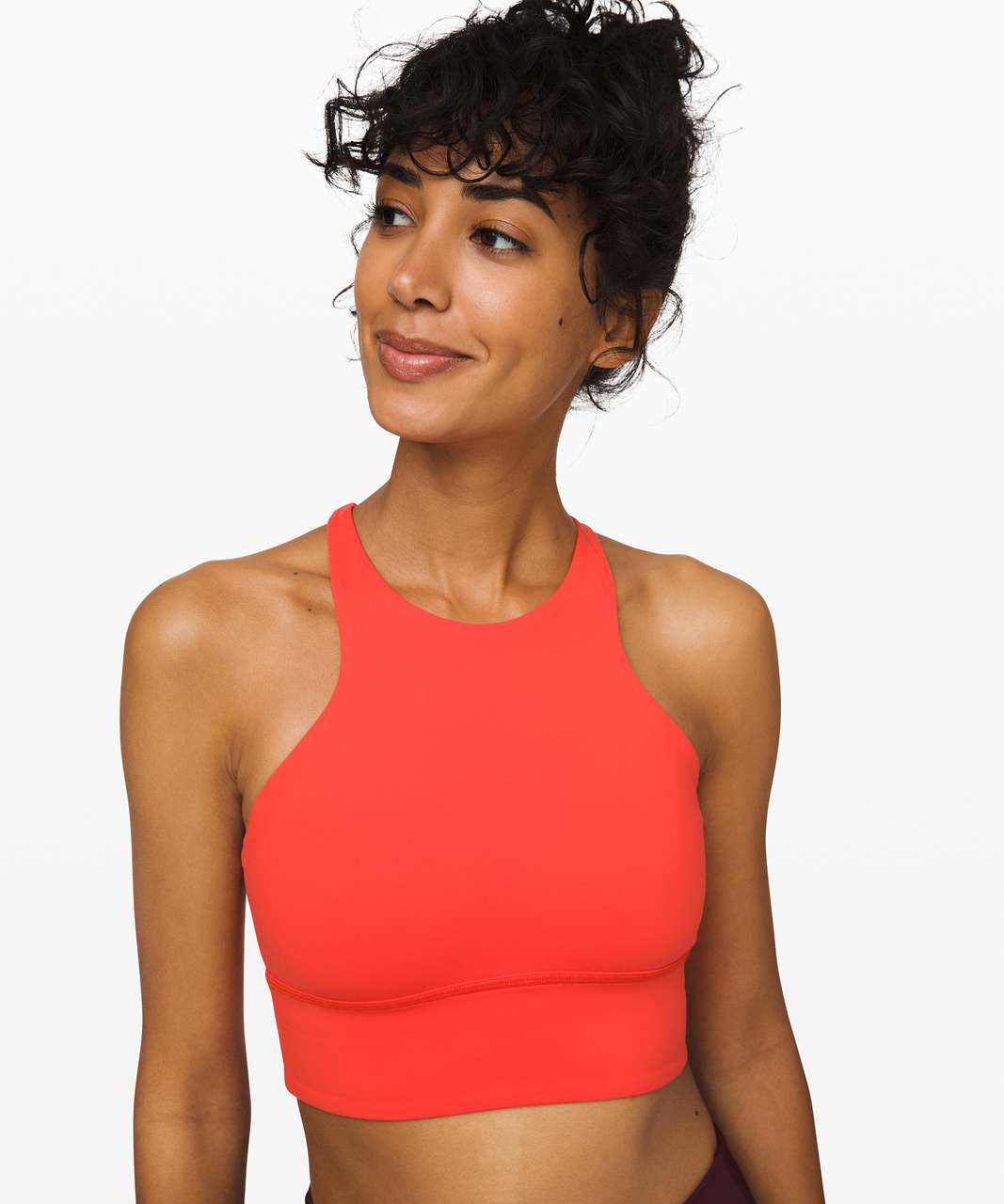 Lululemon Free To Be Moved Bra *High Neck - Thermal Red