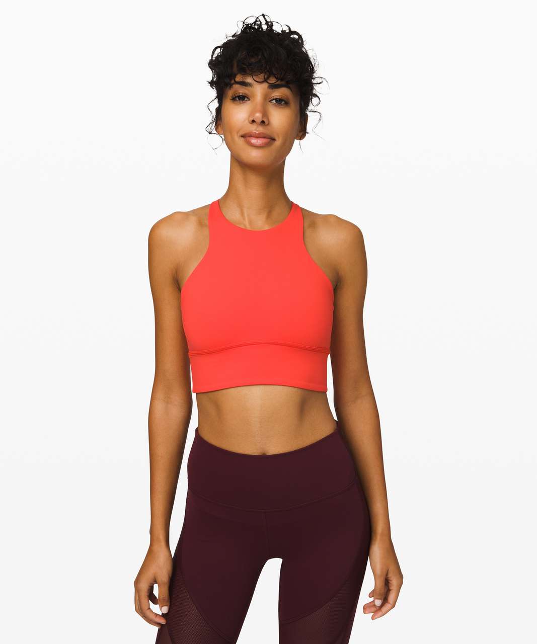 Lululemon Free To Be Moved Bra *High Neck - Thermal Red