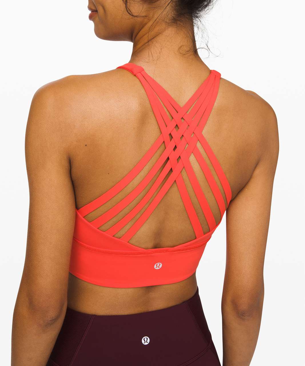 Lululemon Free To Be Moved Bra *High Neck - Thermal Red