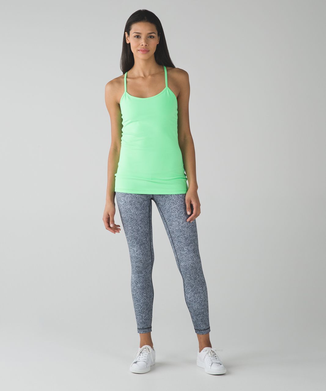 Lululemon Power Y Tank (Luon) - Pistachio