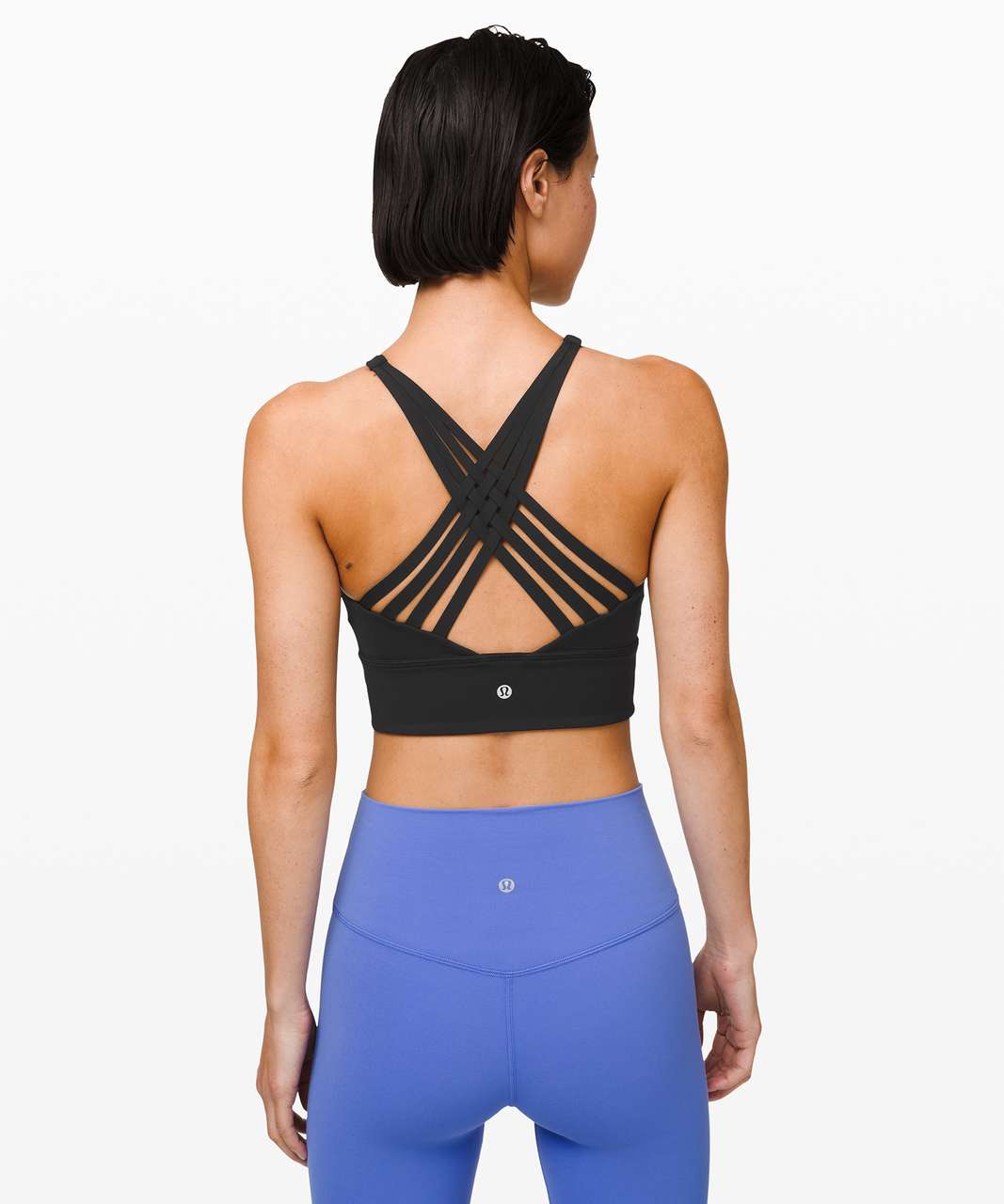 Lululemon Flow Y Wrap-Front High-Neck Bra Black - $58 (14% Off