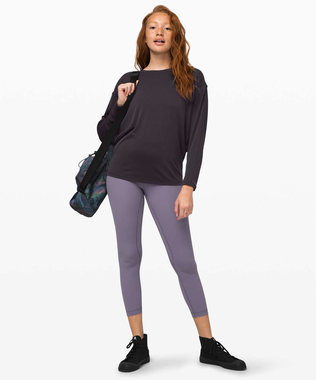 Lululemon Loungeful Drape Long Sleeve *Cupro - Intergalactic - lulu ...