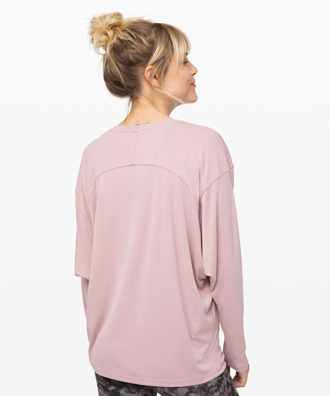 Lululemon Loungeful Drape Long Sleeve *Cupro - Smoky Blush