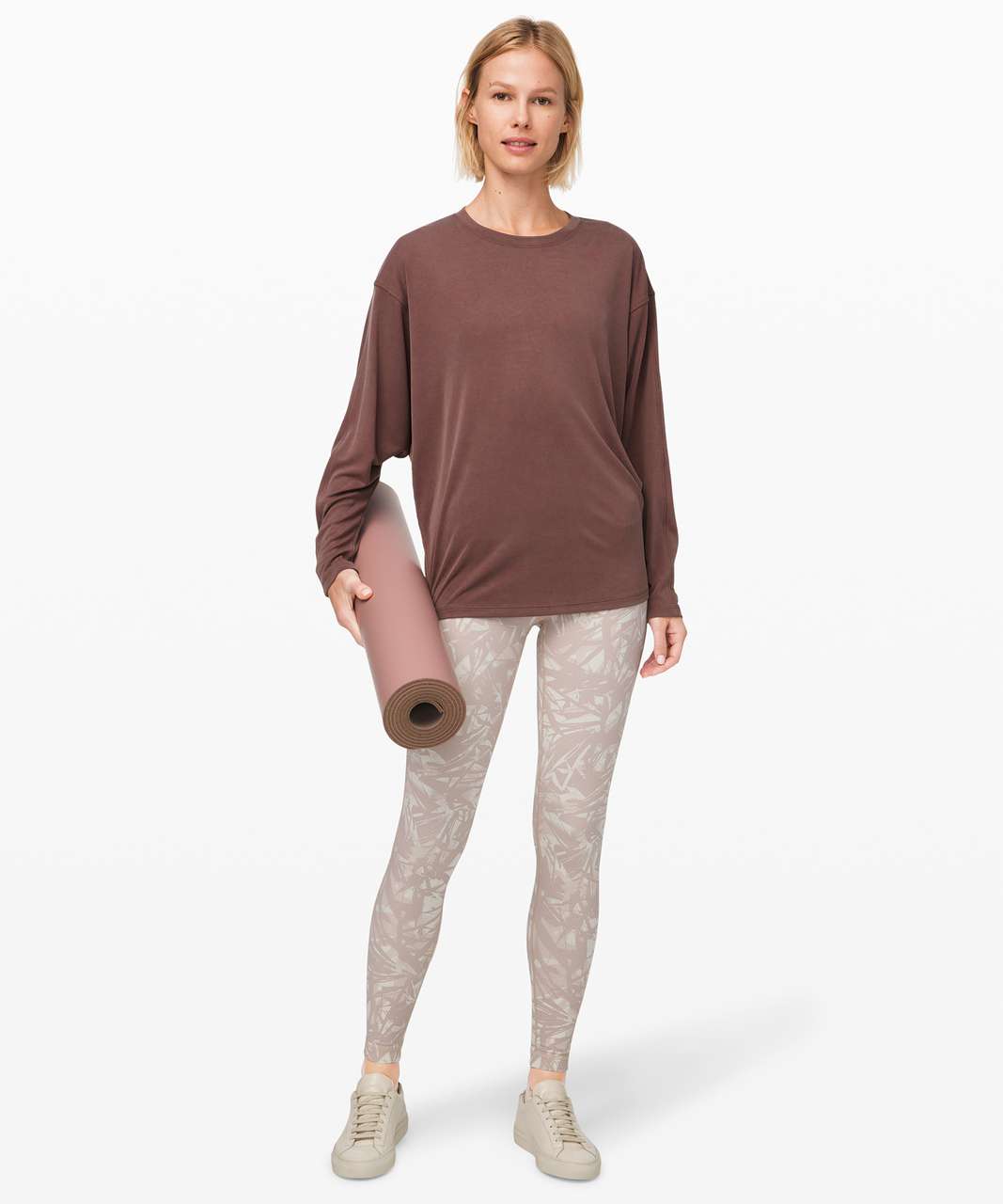 Lululemon Loungeful Drape Long Sleeve *Cupro - Antique Bark