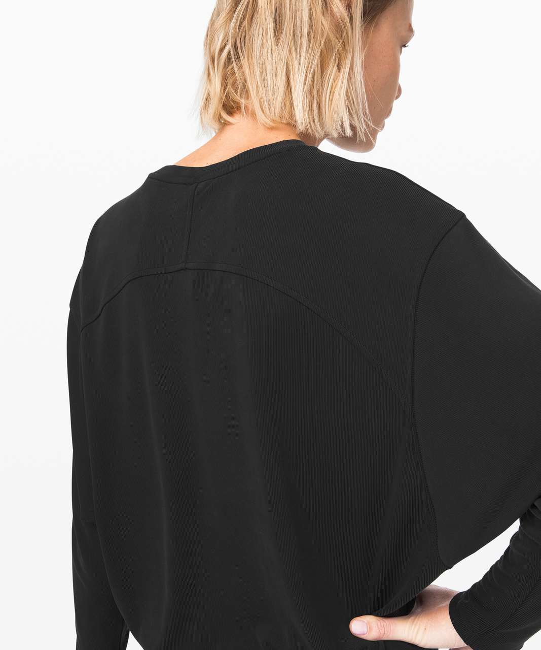 Lululemon Loungeful Drape Long Sleeve *Cupro - Black