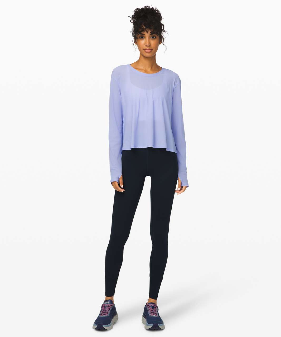 Lululemon No Inhibitions Long Sleeve - Lavender