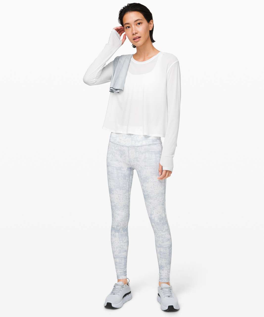 Lululemon No Inhibitions Long Sleeve - White