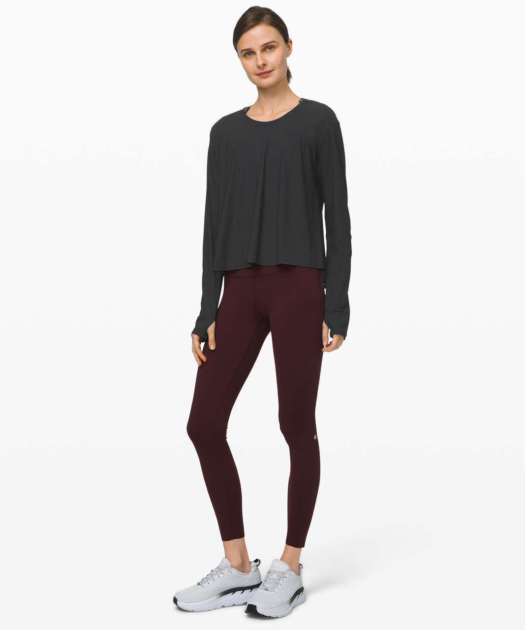 Lululemon No Inhibitions Long Sleeve - Black