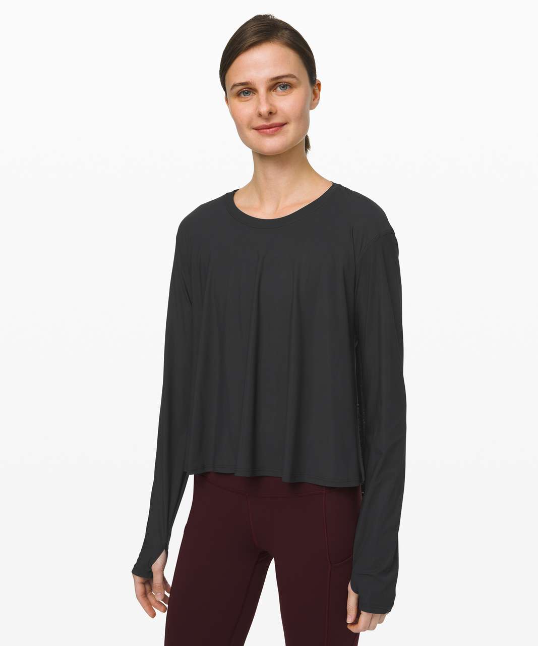 Lululemon No Inhibitions Long Sleeve - Black