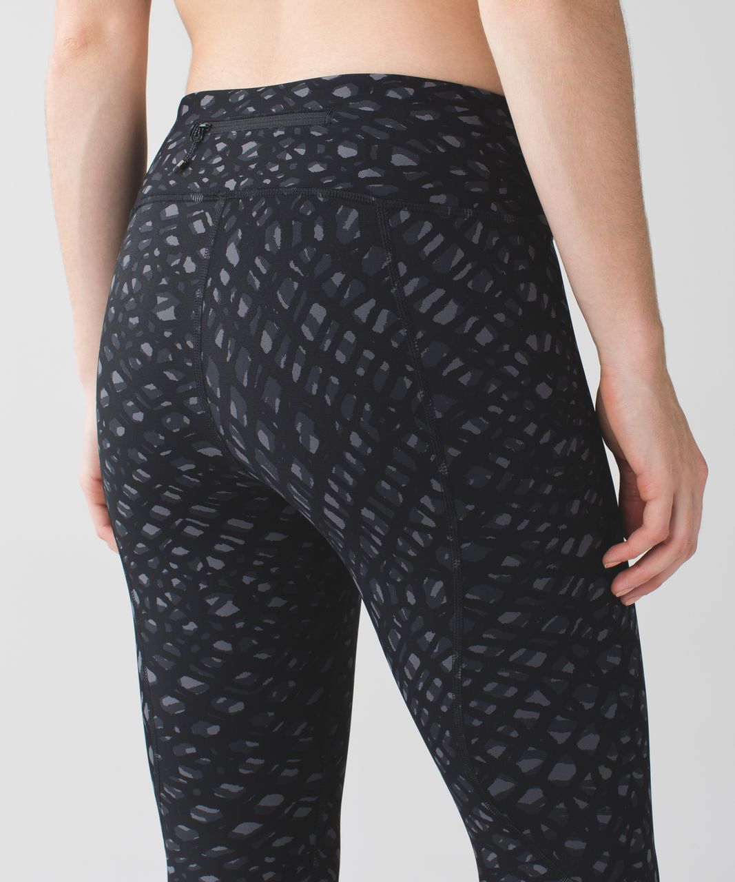 Lululemon Tight Stuff Tight (Reflective) - Simply Lace Play Dark Slate Black