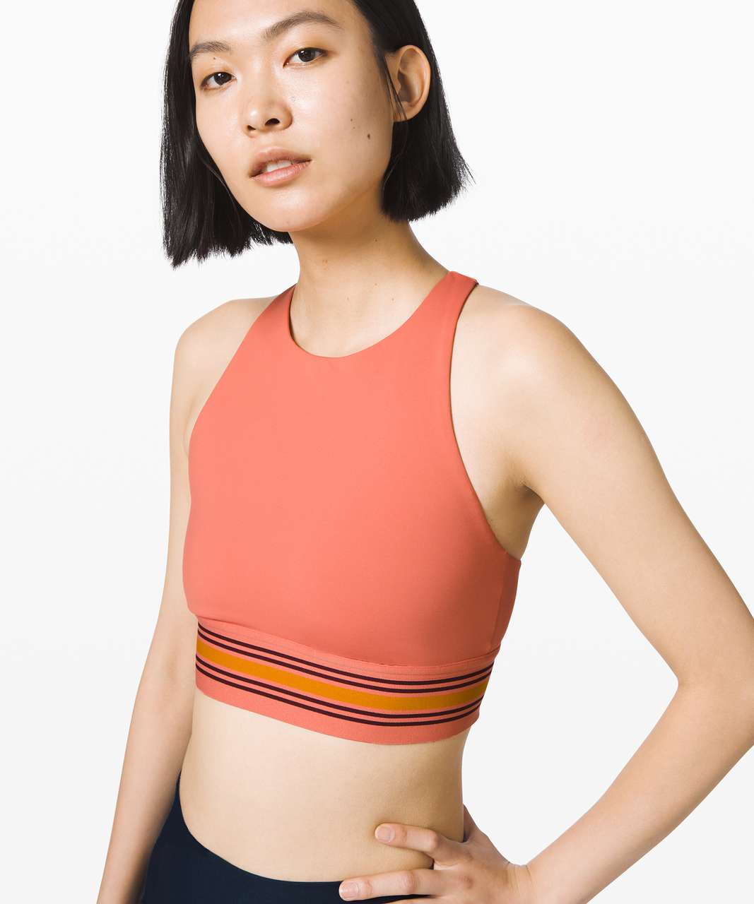 Lululemon My Element Bra *lululemon x Roksanda - Rustic Coral / Garnet / Fools Gold