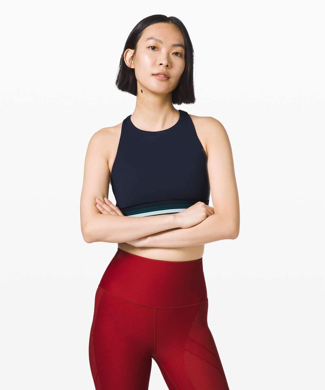 Lululemon My Element Bra *lululemon x Roksanda - True Navy / Emerald / Arctic Teal