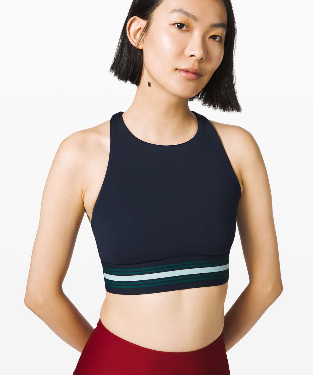 Lululemon My Element Bra *lululemon x Roksanda - True Navy / Emerald / Arctic Teal