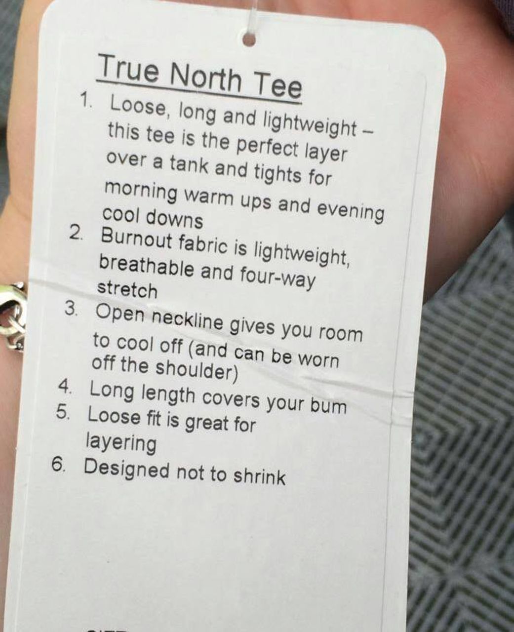 Lululemon True North Tee