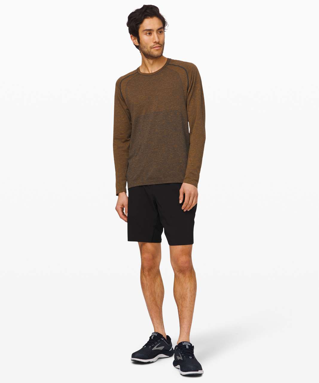 Lululemon Metal Vent Tech Long Sleeve 2.0 - Fools Gold / True Navy