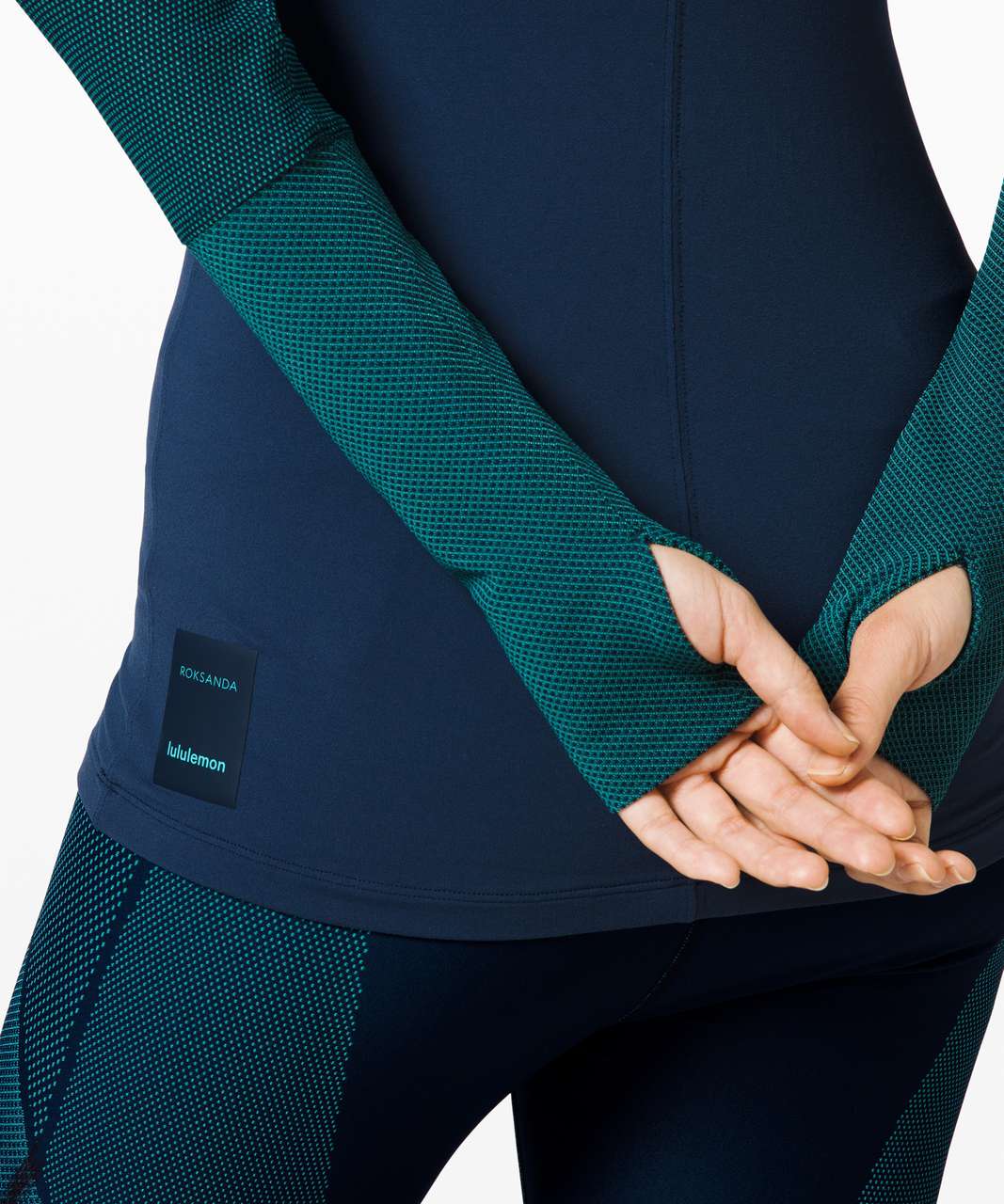 Lululemon My Element Long Sleeve *lululemon x Roksanda - True Navy / Arctic Teal