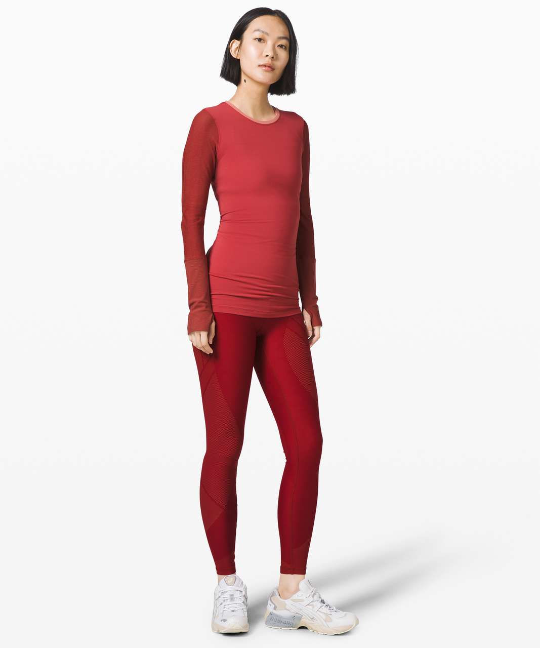 Lululemon My Element Long Sleeve *lululemon x Roksanda - Caliente / Rustic Coral