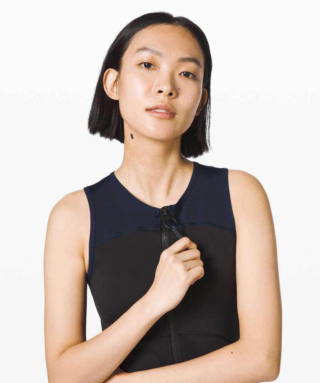 Lululemon Face Forward Crop Top *lululemon x Roksanda - True Navy / Black