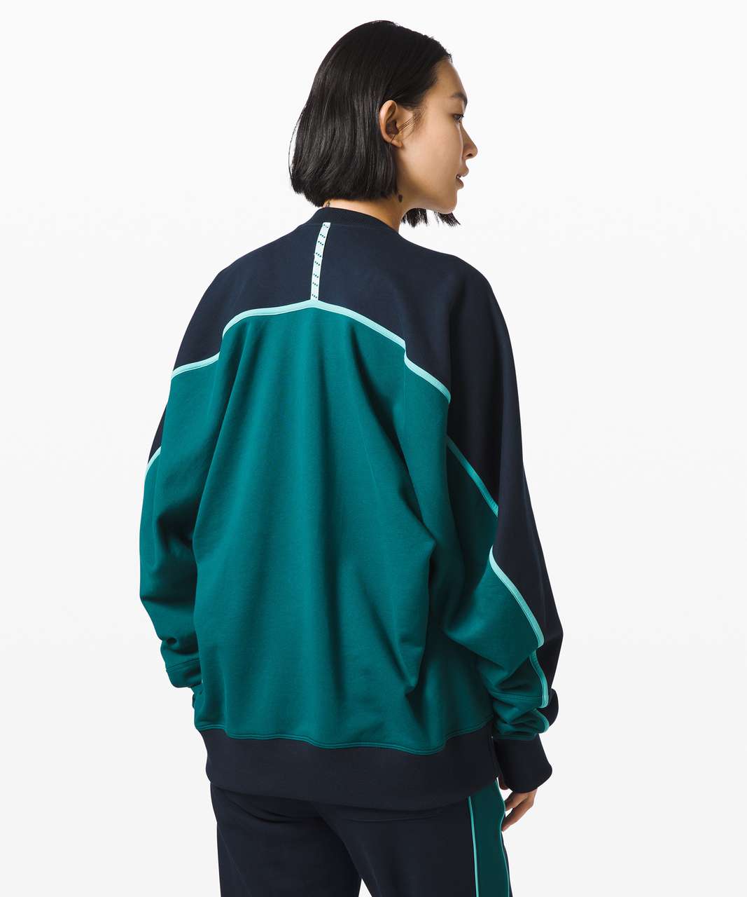 Lululemon Face Forward Sweatshirt *lululemon x Roksanda - True Navy / Emerald / Arctic Teal