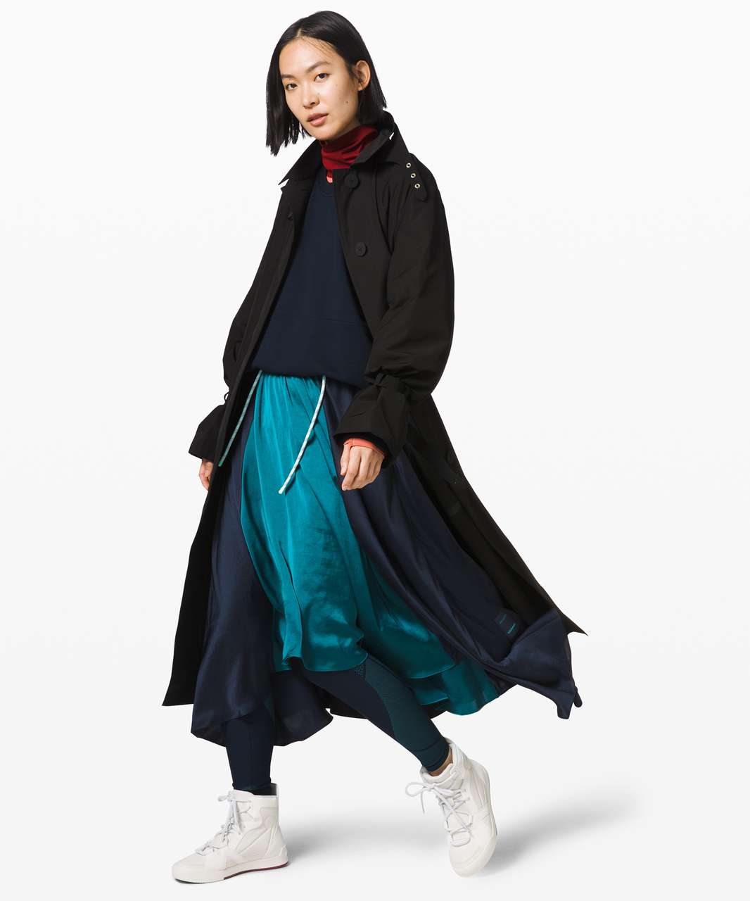 Lululemon Face Forward Skirt *lululemon x Roksanda - True Navy / Emerald / Frost