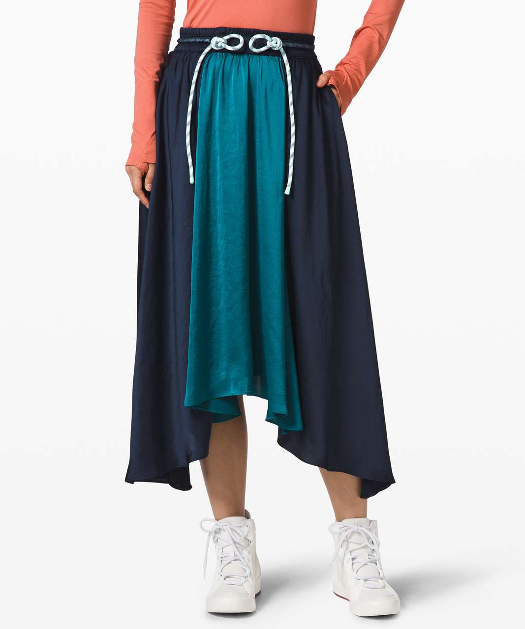 Lululemon Face Forward Skirt *lululemon x Roksanda - True Navy / Emerald / Frost