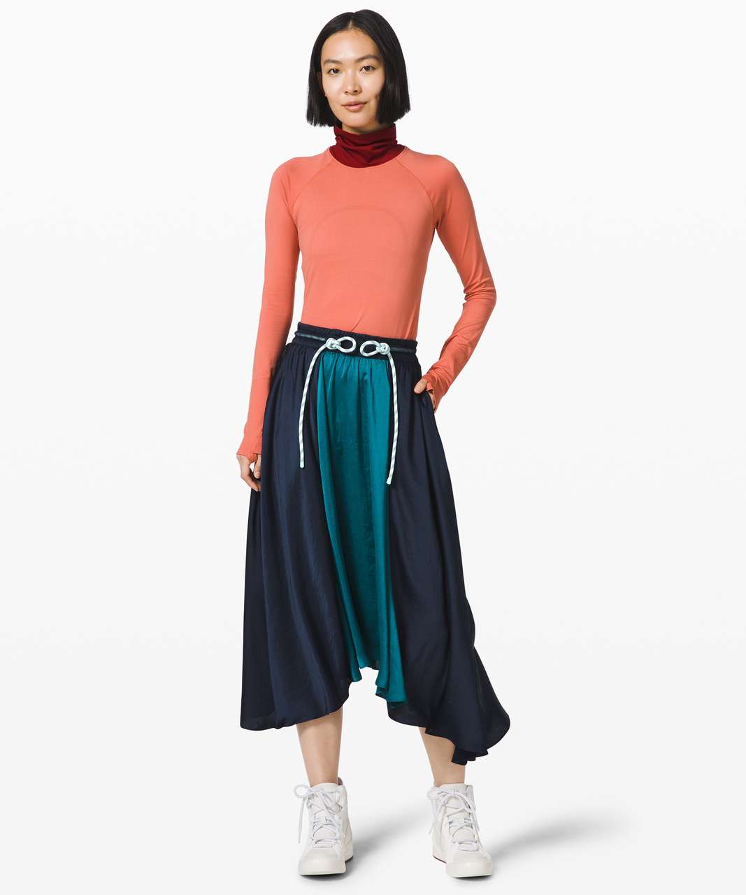 Lululemon Face Forward Skirt *lululemon x Roksanda - True Navy / Emerald / Frost